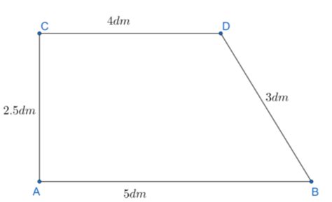 Find the area and perimeter of the trapezium given below:\n \n \n \n \n