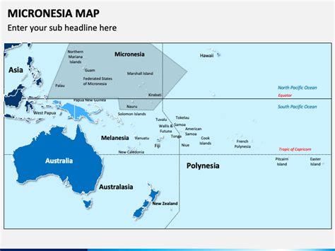 Micronesia Map for PowerPoint and Google Slides - PPT Slides