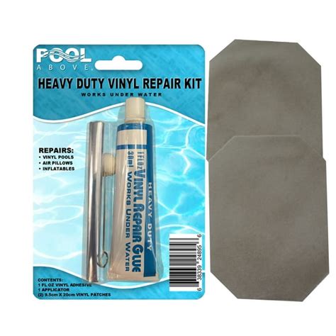 Repair Kit for Kayaks Boats Rafts Pools | Vinyl glue | Gray Rectangle Patches - Walmart.com ...