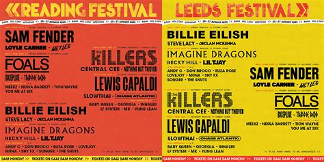 Reading & Leeds 2023: The Killers, Billie Eilish, Foals, more