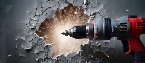 Premium AI Image | Drill a hole in the wall