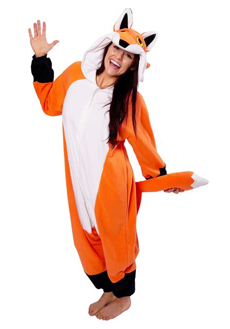 Red Fox Kigurumi Costume for Adults