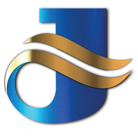 GOLDEN BLUE LETTER J LOGO 32538541 PNG