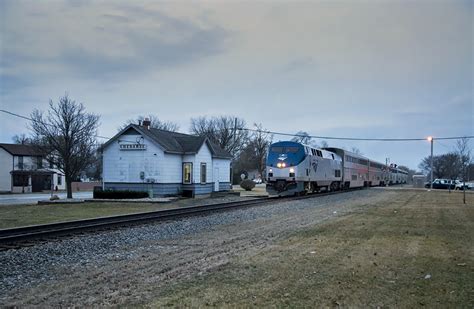 Amtrak's City of New Orleans at Chebanse - Trains