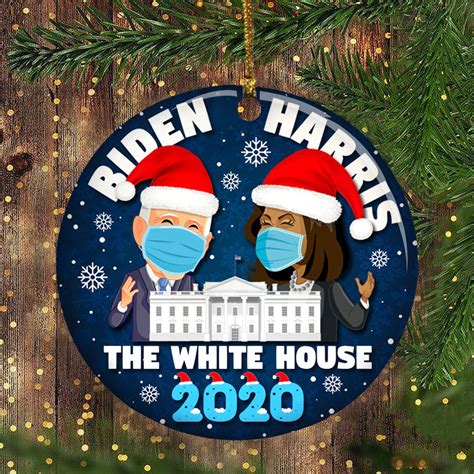 Biden Harris Christmas Ornament The White House Ornament 2020 Christma