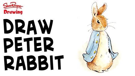 How to draw & paint Peter Rabbit like Beatrix Potter - YouTube