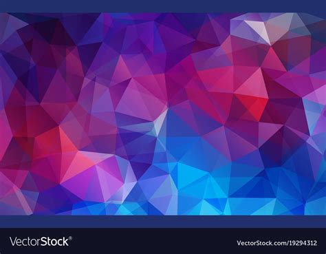 Flat violet color geometric triangle wallpaper Vector Image