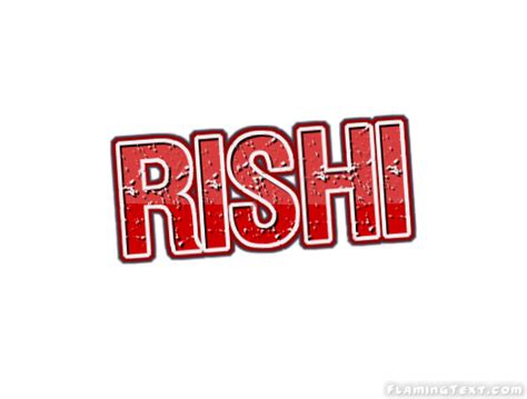 Rishi Logo | Free Name Design Tool from Flaming Text