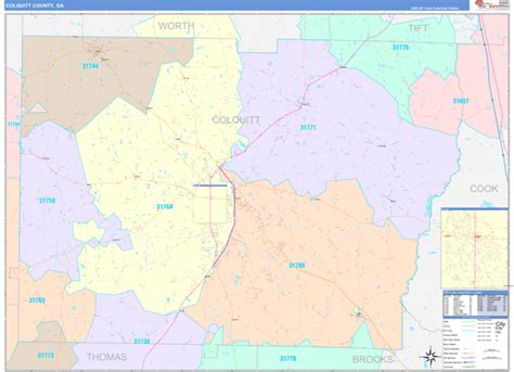 Map Books of Colquitt County Georgia - marketmaps.com