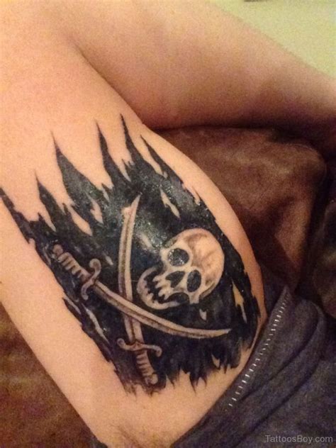 Jolly Roger Flag Tattoo