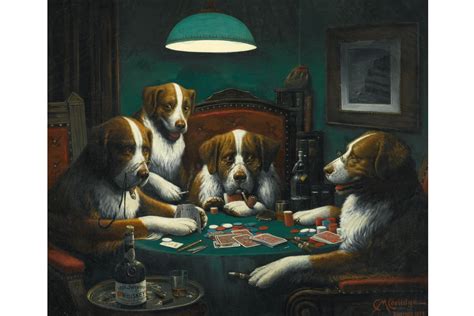 Beloved By All But The Art World - The Dogs Playing Poker Painting by ...