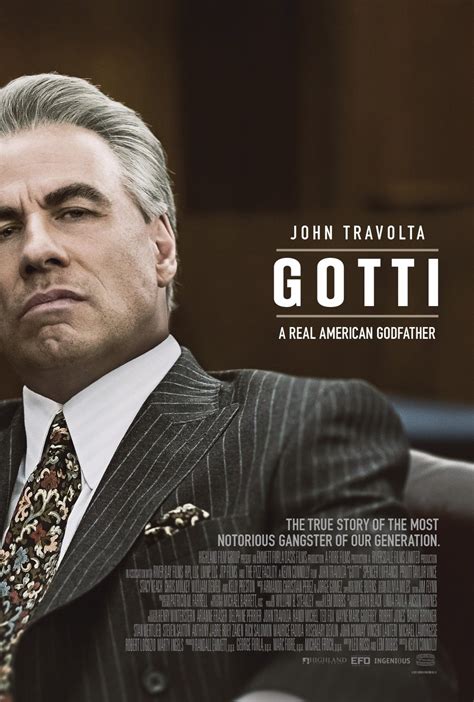 John Travolta is a Real American Godfather on new poster for Gotti