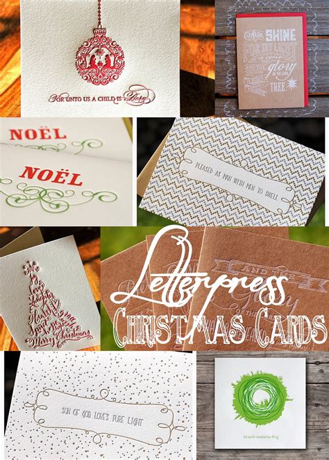 nesting instincts: My Favorite Letterpress Christmas Cards