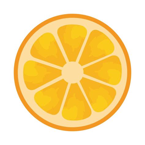 media naranja cítricos icono fresco 1952330 Vector en Vecteezy