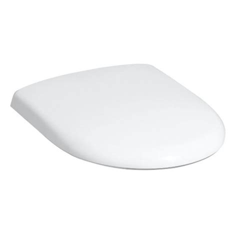 Geberit Renova toilet seat with lid white, stainless steel hinges - 573010000 | REUTER