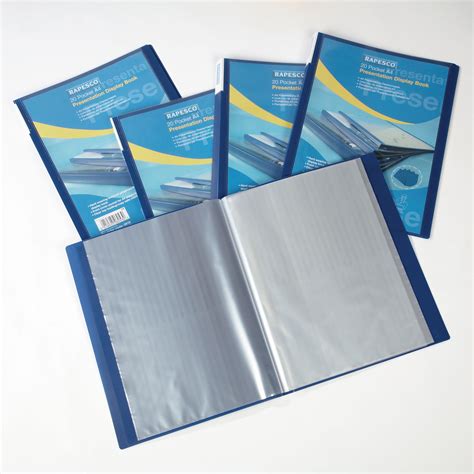 HC322536 - Rapesco Presentation Display Book A4 Black - Pack of 5 | Findel International