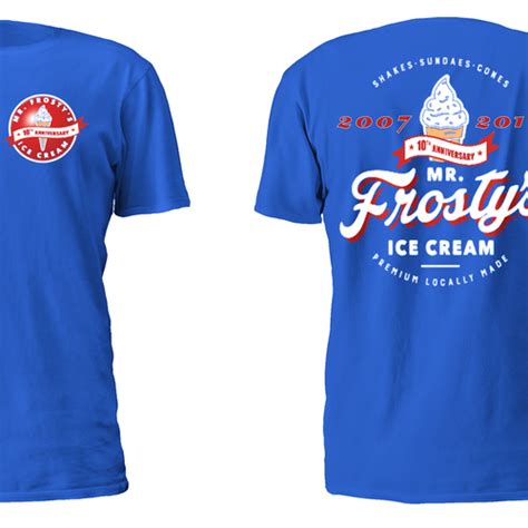 Ice Cream Shop T-Shirt Design - 10 Year Anniversary | T-shirt contest