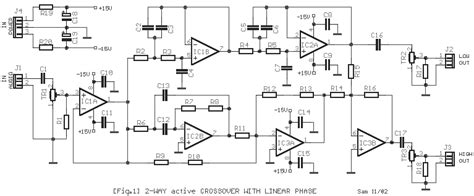 Two Way Active Crossover with Linear Phase Response - EEWeb