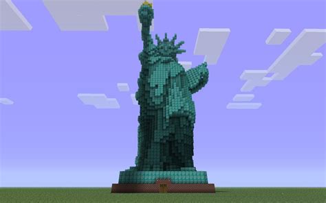 Minecraft Statue Of Liberty Blueprints - Alla tok