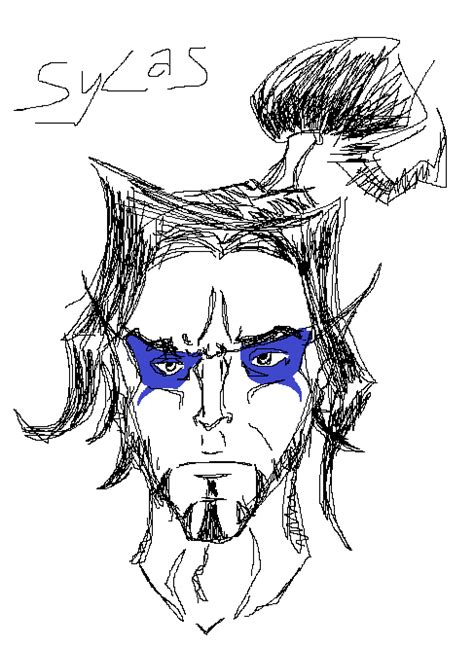 decided to draw lunar wraith sylas in paint lol : r/sylasmains