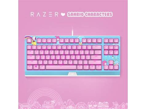 Razer BlackWidow X SANRIO CHARACTERS Hello Kitty Limited Edition 87 Key Wired Backlit Mechanical ...