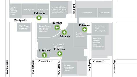 Directions and Parking | Butterworth Hospital