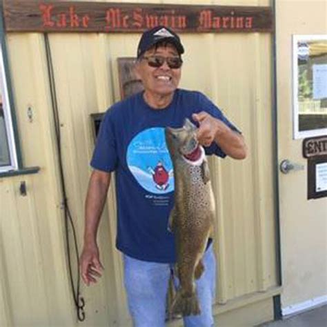 Lake McSwain Fish Report - Lake McSwain - 7 Pound Brown - February 9, 2016