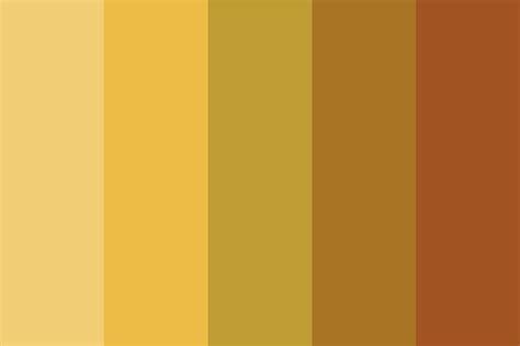 Shades of Gold Color Palette