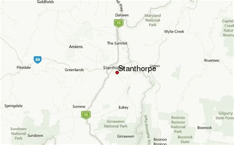 Stanthorpe Wineries Map