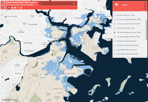 You Can Explore Boston Sea Level Rise And Flooding Scenarios With This City Map | WBUR News