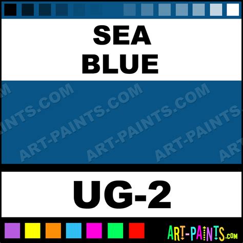 Sea Blue Non-Toxic Opaque Ceramic Paints - UG-2 - Sea Blue Paint, Sea Blue Color, Mayco Non ...