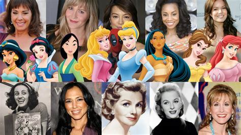 Disney Princesses Voice Actors | Women Who Voiced Disney Princesses - YouTube