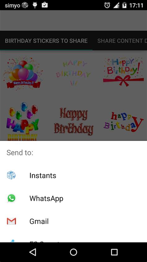 Happy Birthday Chat stickers APK for Android - Download