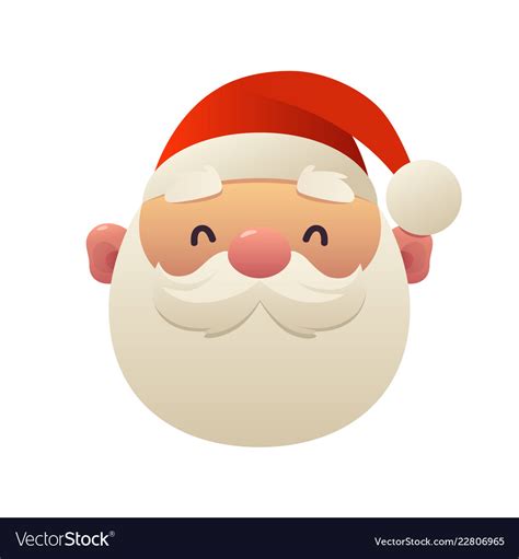 Santa Claus Face Cartoon Images