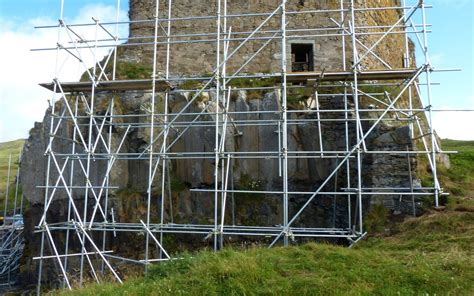 Mingary Castle: The Scaffold Structure