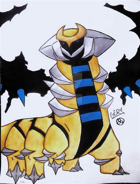 Giratina (shiny) by CassieCat26 on DeviantArt