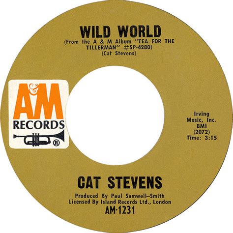 Cat Stevens Wild World Album Cover - Images For Life