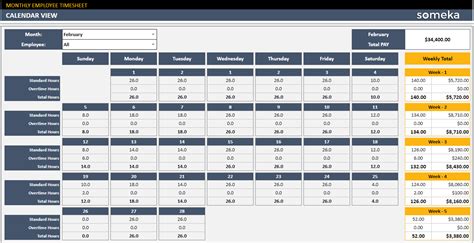 Google Sheets Timesheet Template | Printable Timesheets