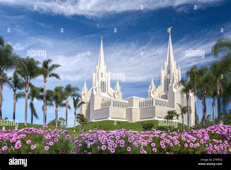 The San Diego California Mormon Temple in La Jolla, California Stock ...