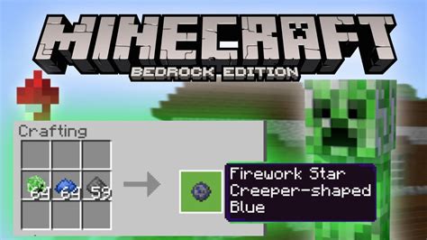 Minecraft Firework Recipe Creeper | Deporecipe.co