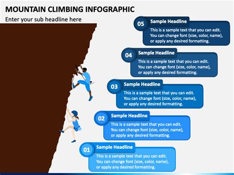 Mountain Climbing Infographic for PowerPoint and Google Slides - PPT Slides