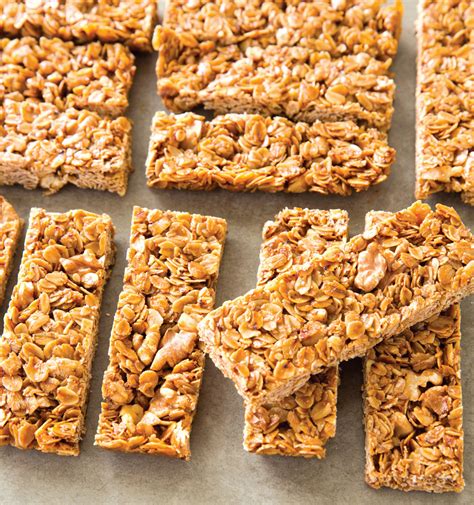 Crunchy granola bars recipe - Healthy Recipe