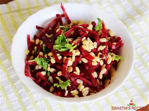 Beetroot salad recipe (vegan & gluten-free) - Swasthi's Recipes