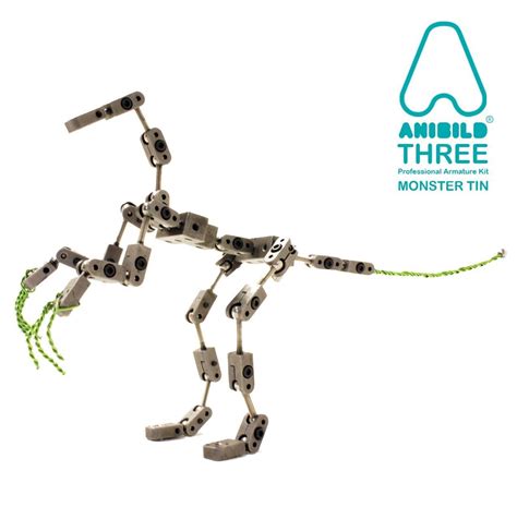 Amazon.com: Monster Tin Anibild 3 Professional Armature | Stop motion, Monster, Dinosaur art