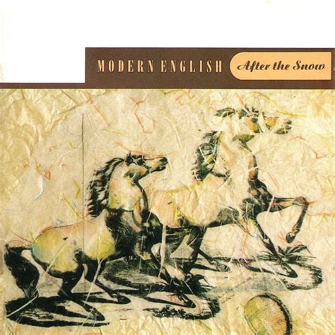 Modern English - After the Snow 35 Years Later - Cryptic Rock