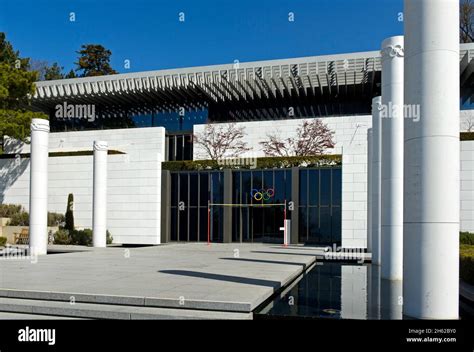 entrance to the olympic museum,lausanne,switzerland Stock Photo - Alamy