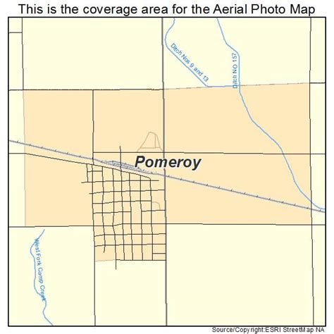 Aerial Photography Map of Pomeroy, IA Iowa