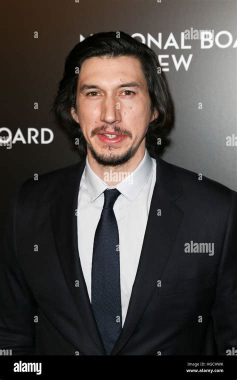 NEW YORK-JAN 4: Actor Adam Driver attends the National Board of Review Gala at Cipriani Wall ...