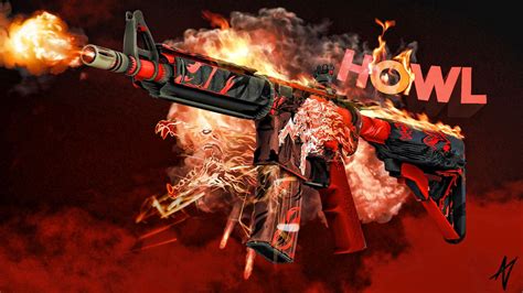 M4A4 Howl | Game wallpaper iphone, Howls moving castle, Logo design video