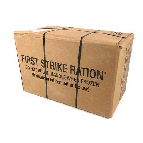 USGI First Strike Ration MRE Case for Sale! [Genuine Army Issue]